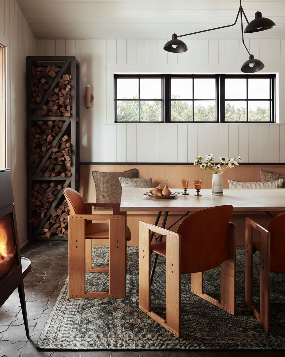 AMM-01 INK / TURQUOISE | Loloi Rugs