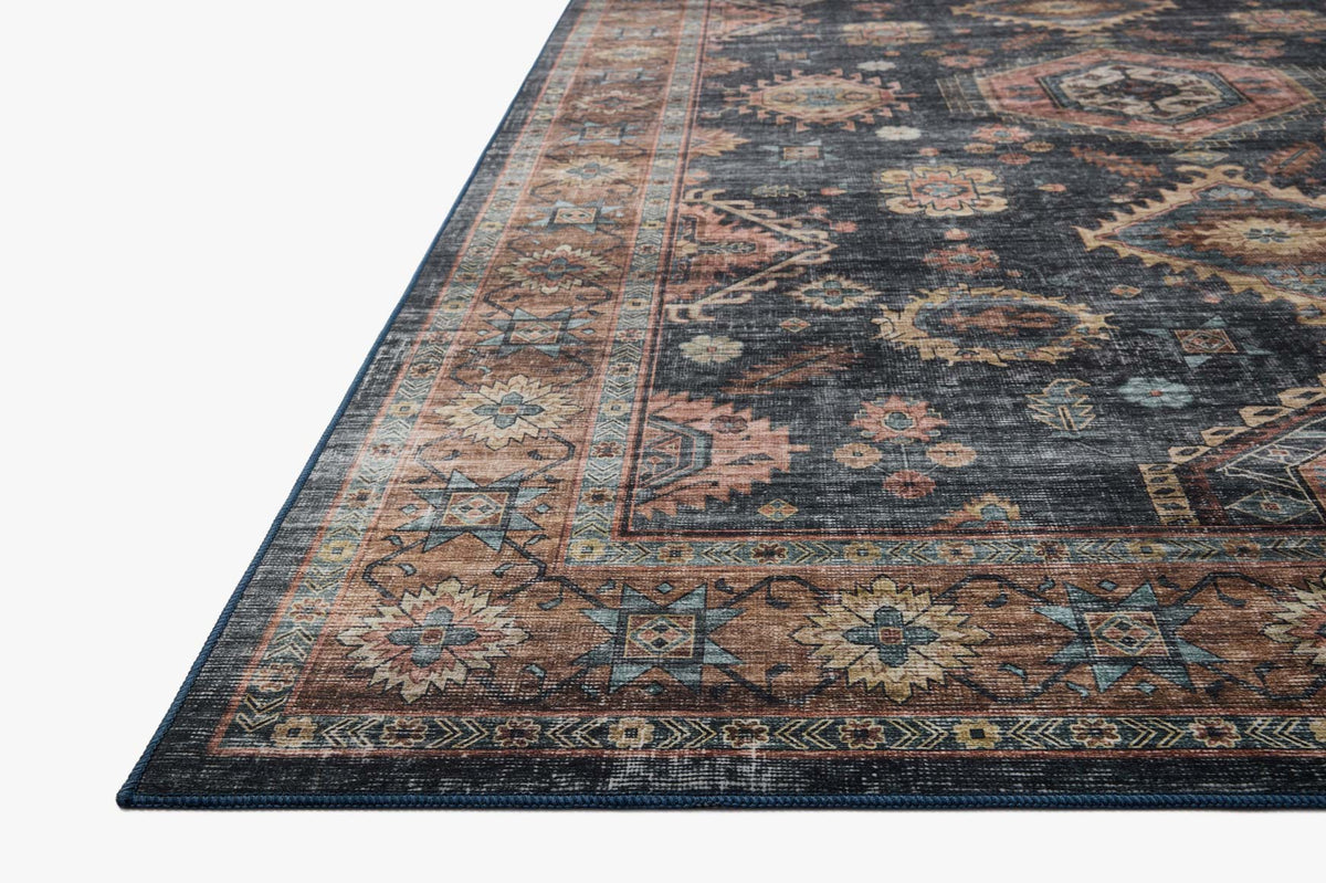 ANS-03 DENIM / SUNSET | Loloi Rugs