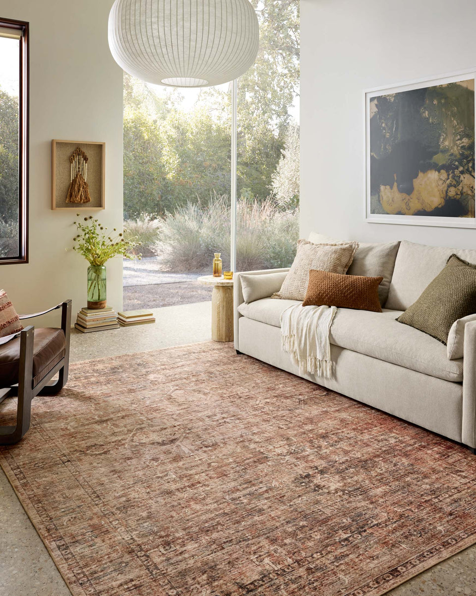 ANS-06 CLAY / CHARCOAL | Loloi Rugs
