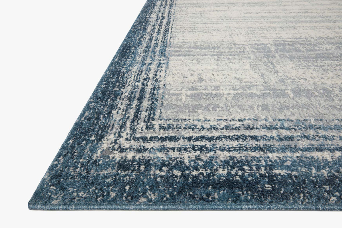 AUS-02 PEBBLE / BLUE | Loloi Rugs