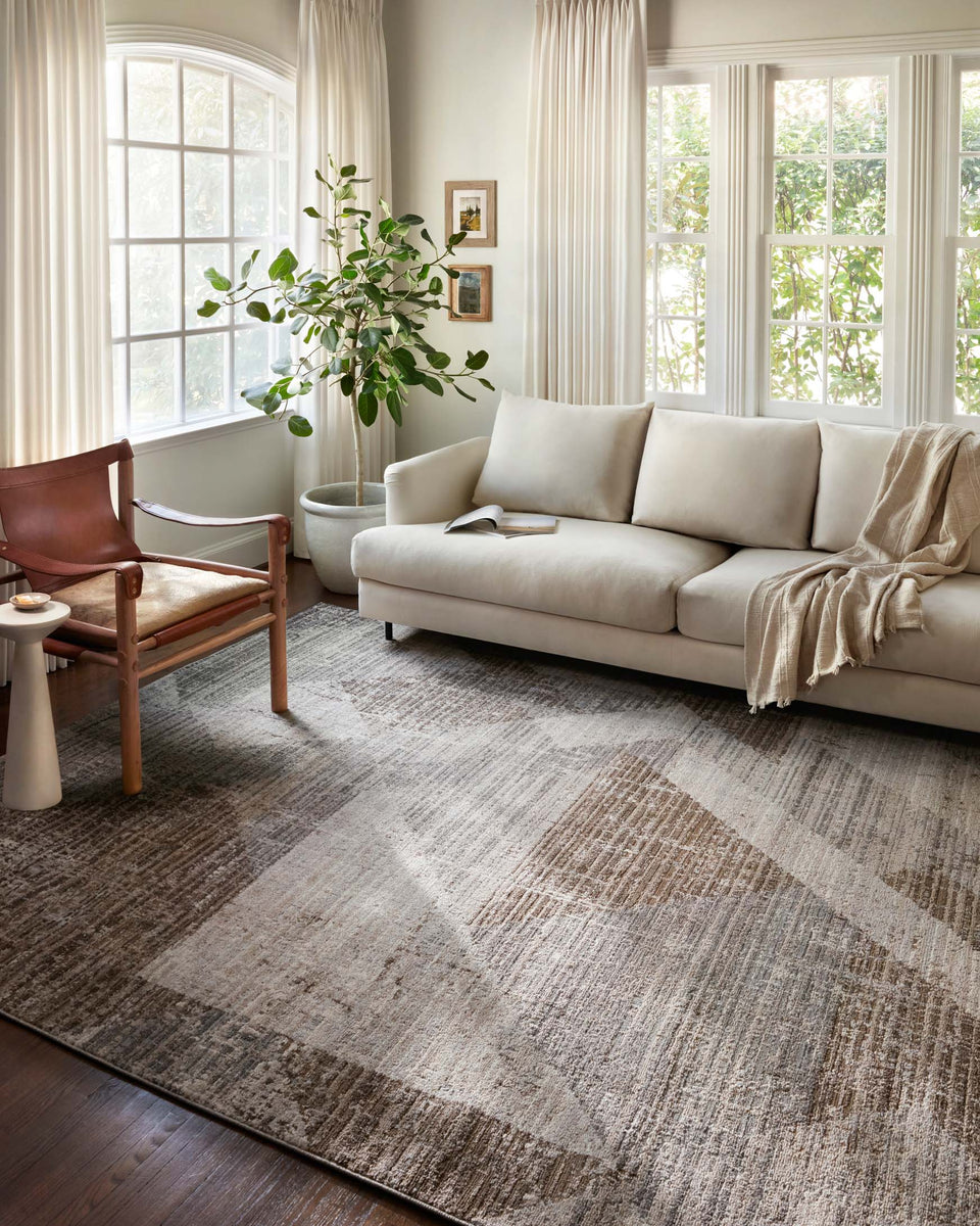 AUS-04 STONE / BARK | Loloi Rugs