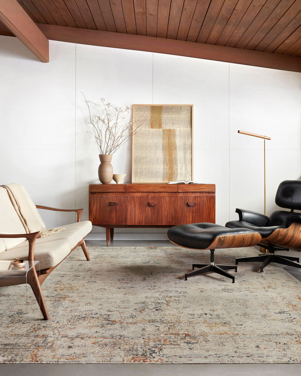 AXE-02 SILVER / SPICE | Loloi Rugs