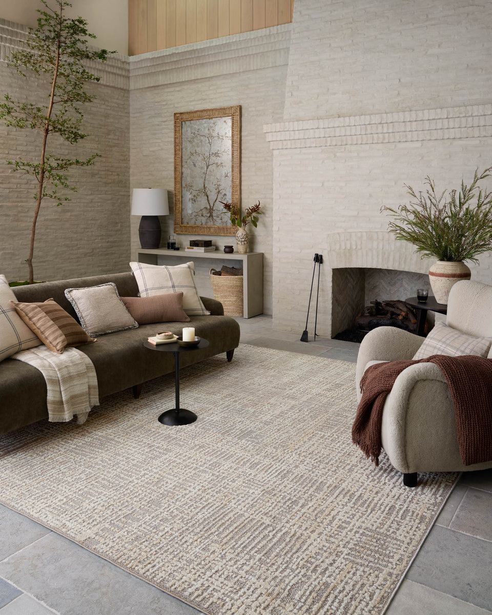 BEIGE, ベイジ RIVOLI リヴォリ ブルゾン ドルマンスリーブ BEX-07 NATURAL / DOVE | Loloi Rugs
