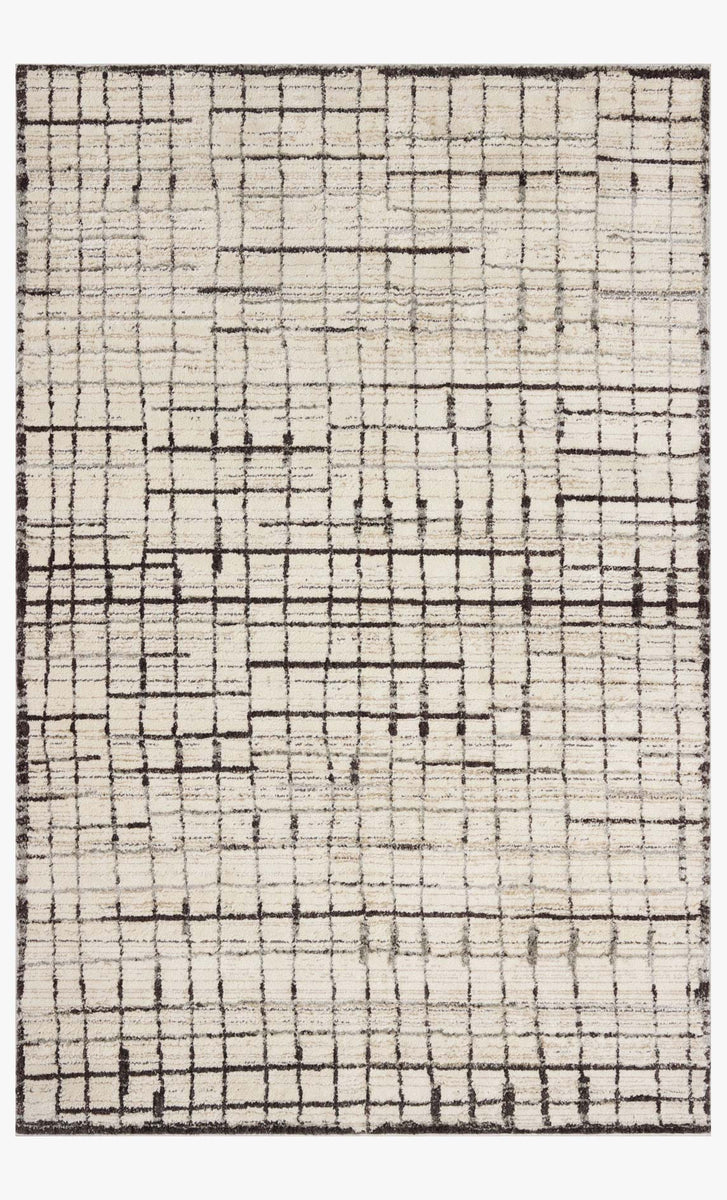 BLE-01 - JM IVORY / CHARCOAL | Loloi Rugs
