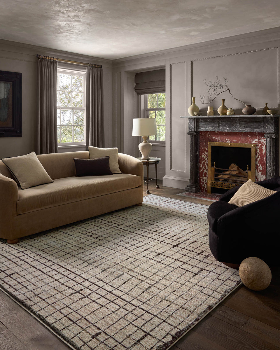 BLE-01 - JM IVORY / CHARCOAL | Loloi Rugs