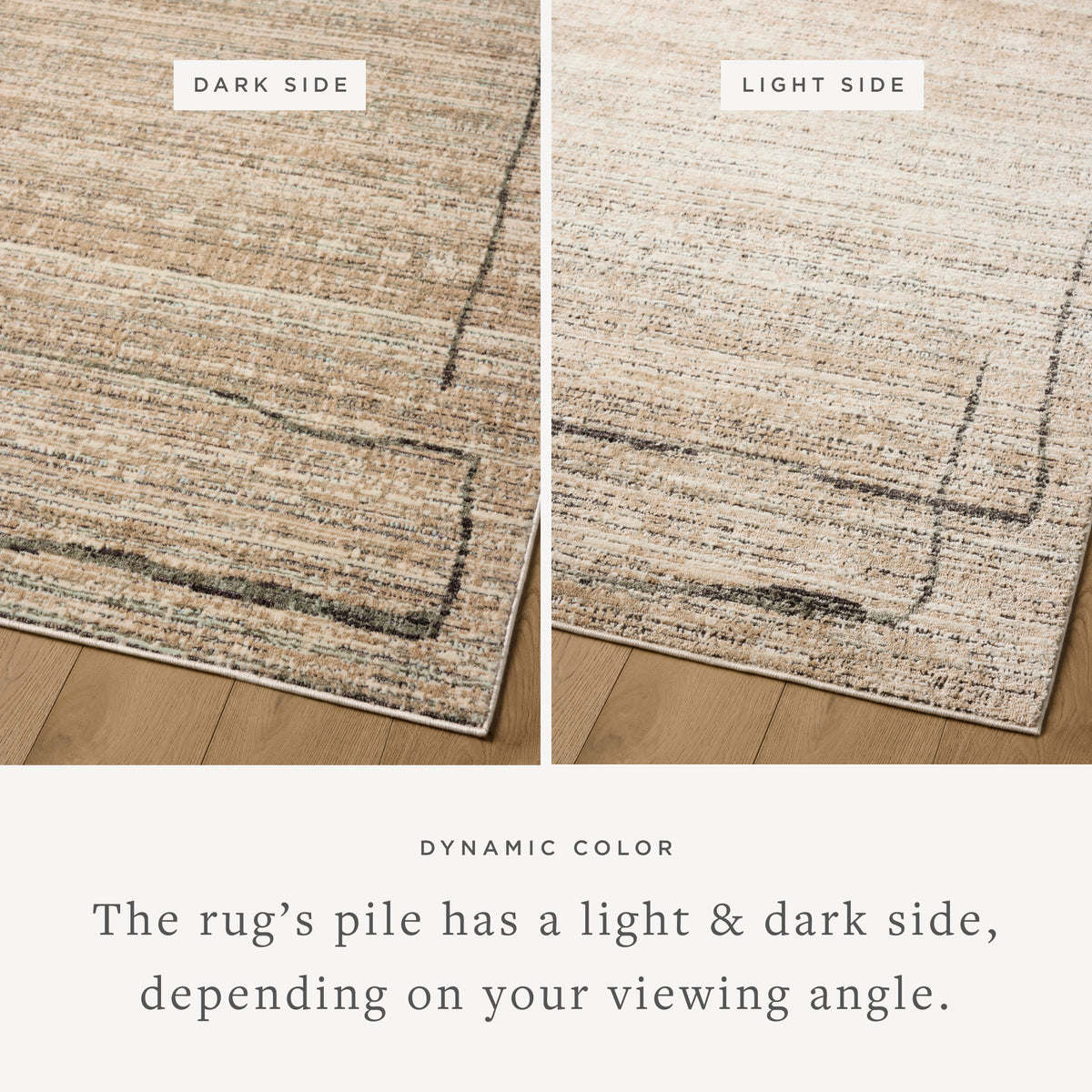 BLE-05 - JM NATURAL / CHARCOAL | Loloi Rugs