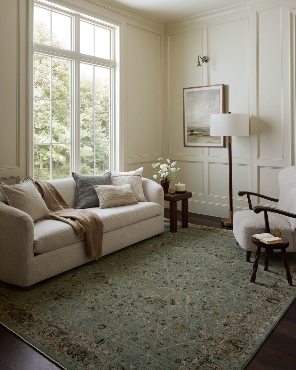 BRR-02 AQUA / OLIVE | Loloi Rugs