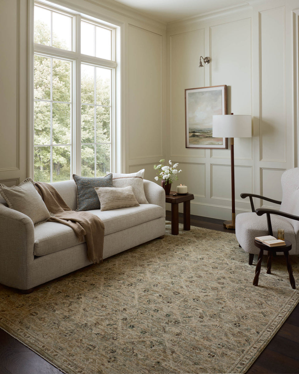 BRR-03 SILVER / MOSS | Loloi Rugs