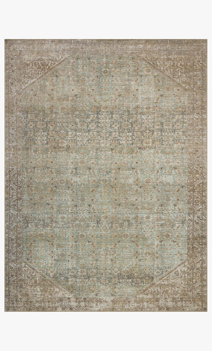 CBR-05 AL AQUA / NATURAL | Loloi Rugs