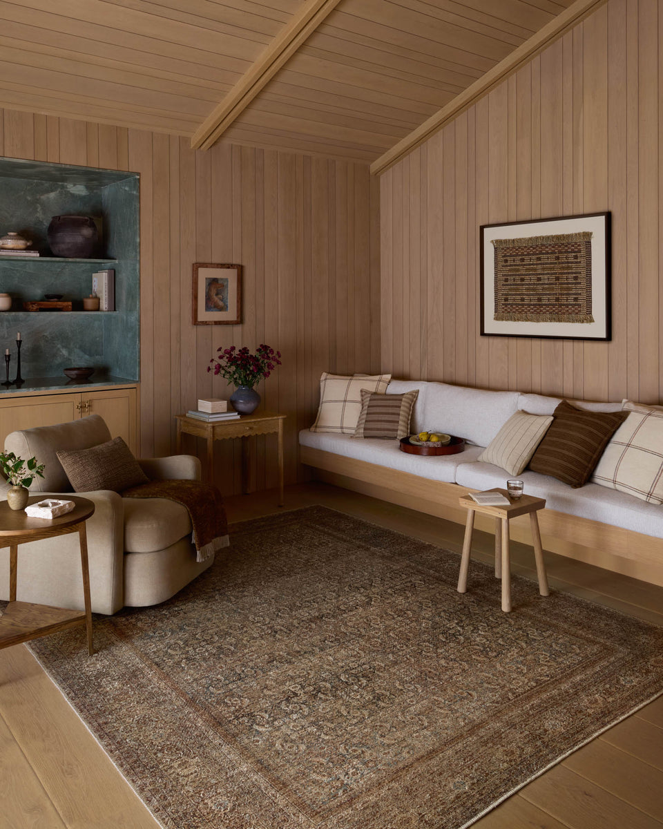 CBR-07 AL OCEAN / BARK | Loloi Rugs
