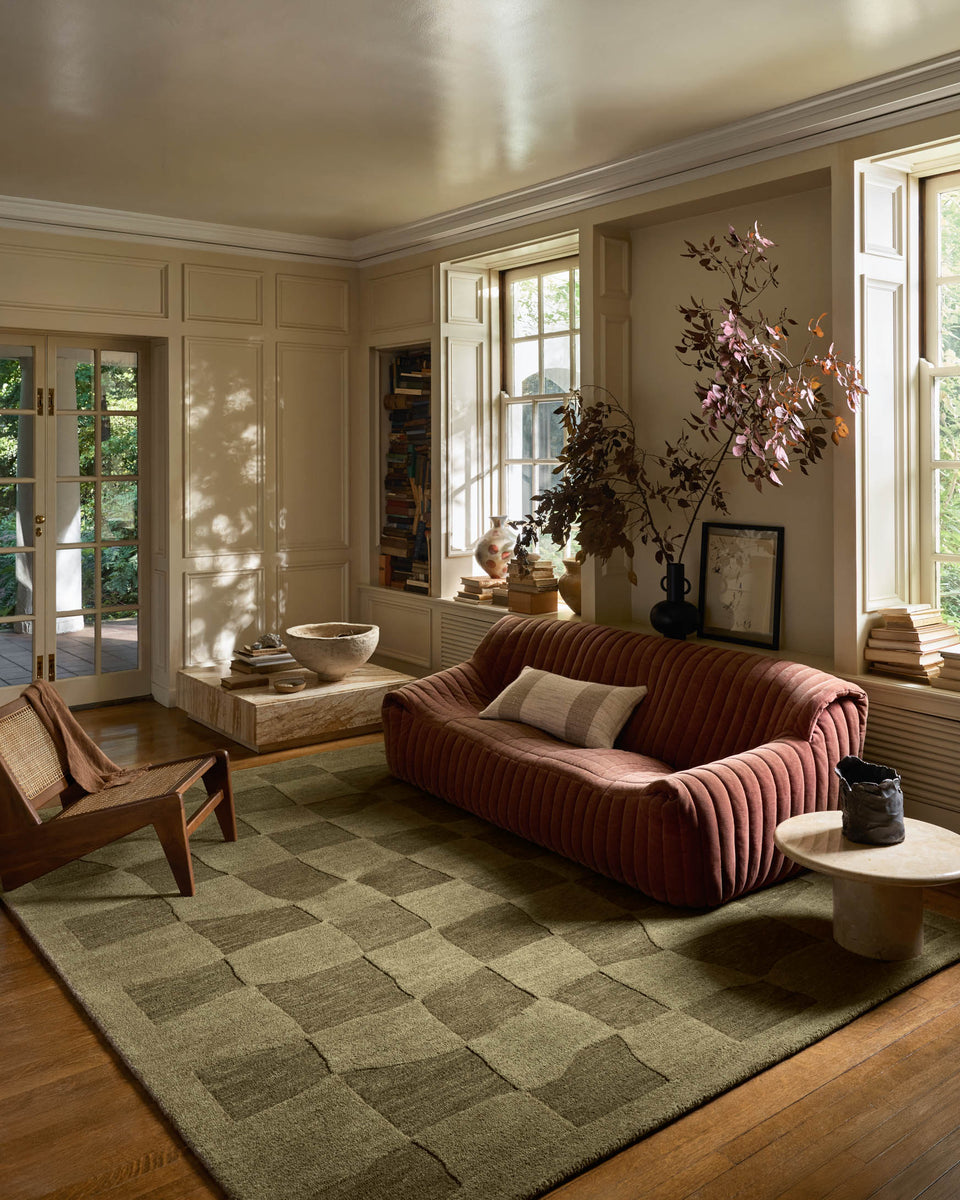 CVN-03 GREEN / OLIVE | Loloi Rugs