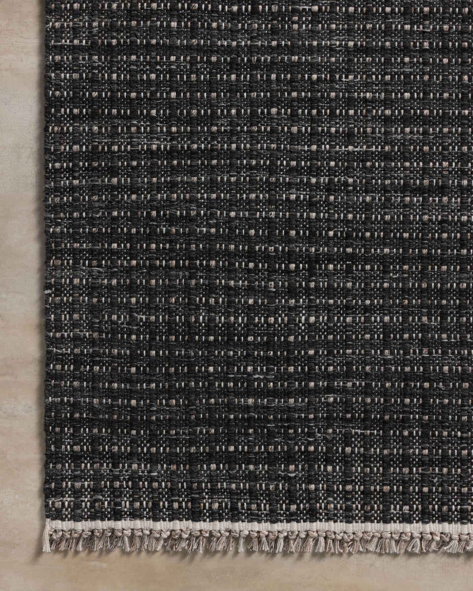 N/OH 澪標 RICH BLACK POR TOLANO EXCLUSIVE DUN-01 ONYX | Loloi Rugs