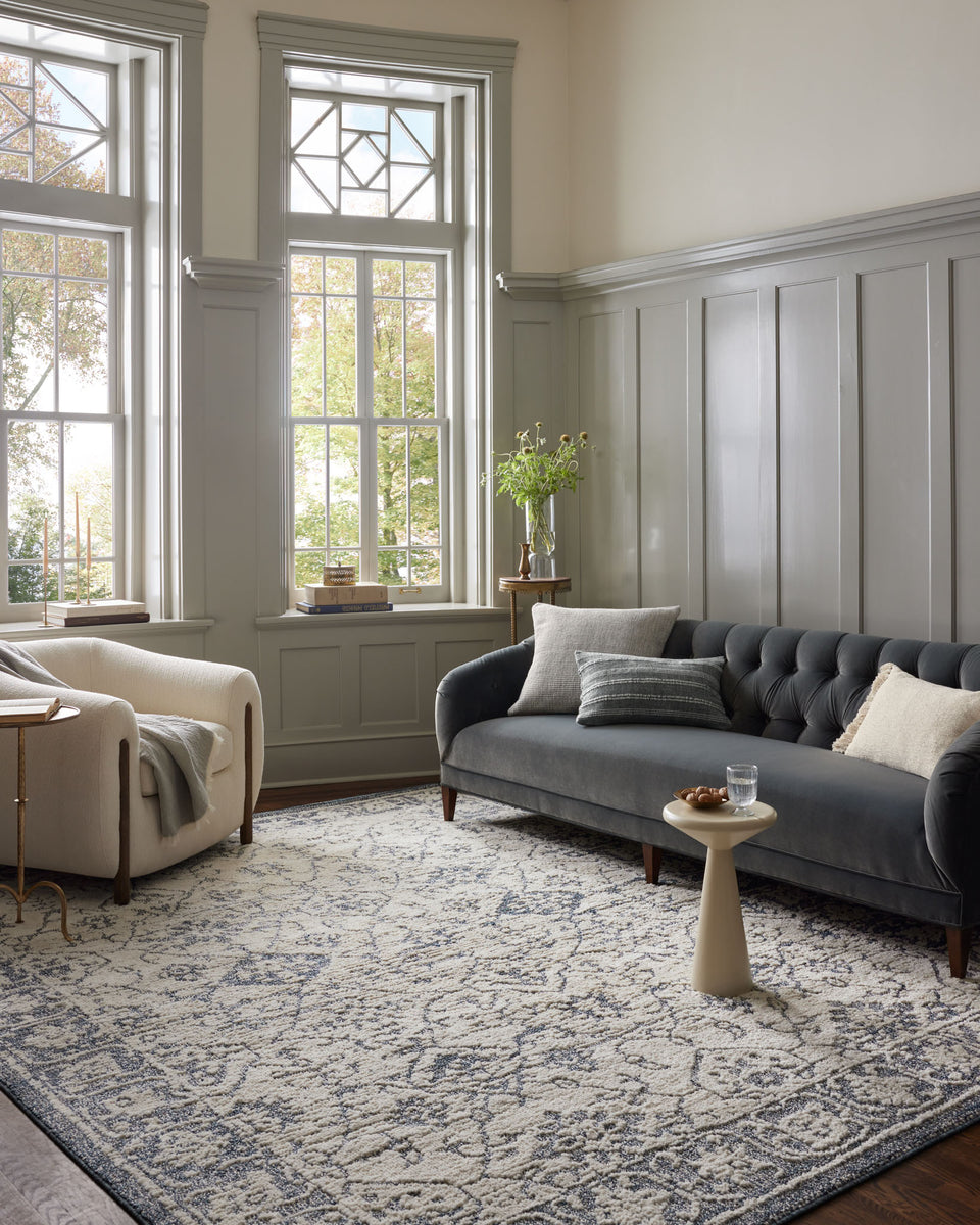 GIG-02 MH IVORY / BLUE | Loloi Rugs