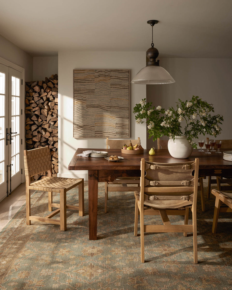 HQ-04 AQUA / TERRACOTTA | Loloi Rugs