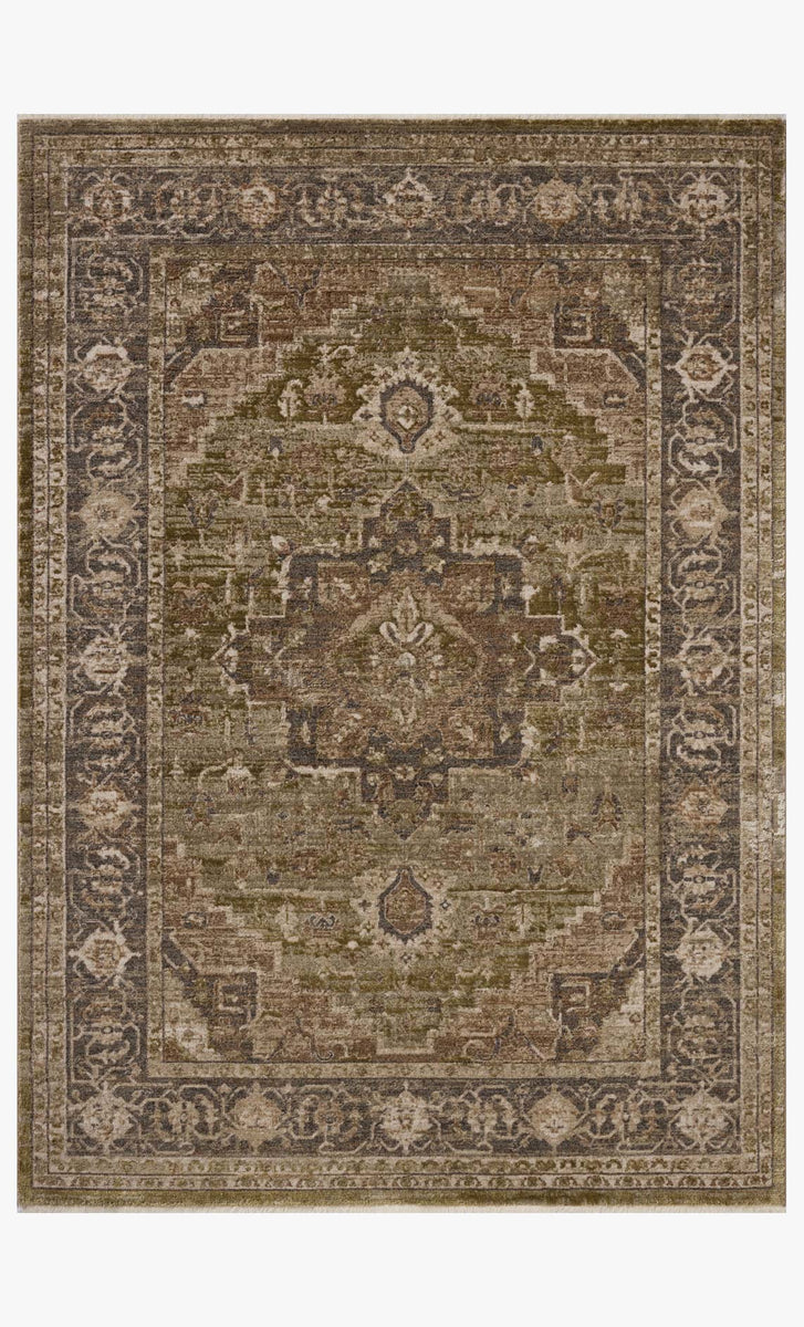 HYD-03 MOSS / CHARCOAL | Loloi Rugs