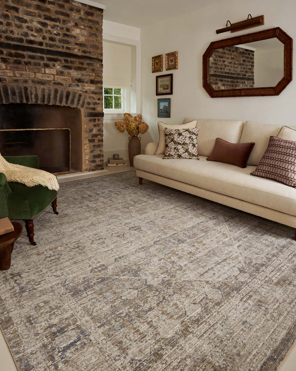IDA-06 CJ SLATE / NATURAL | Loloi Rugs