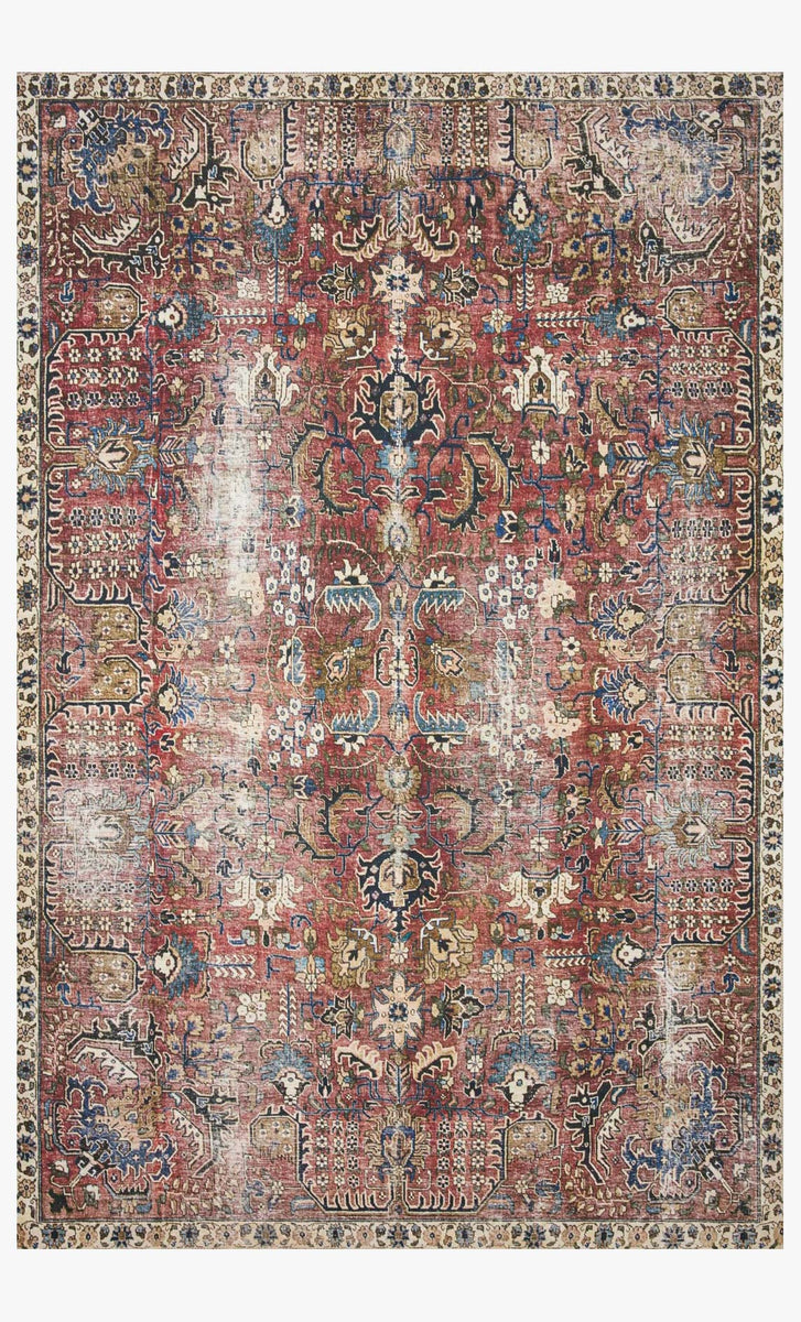 JUL-01 CJ MERLOT / MULTI | Loloi Rugs