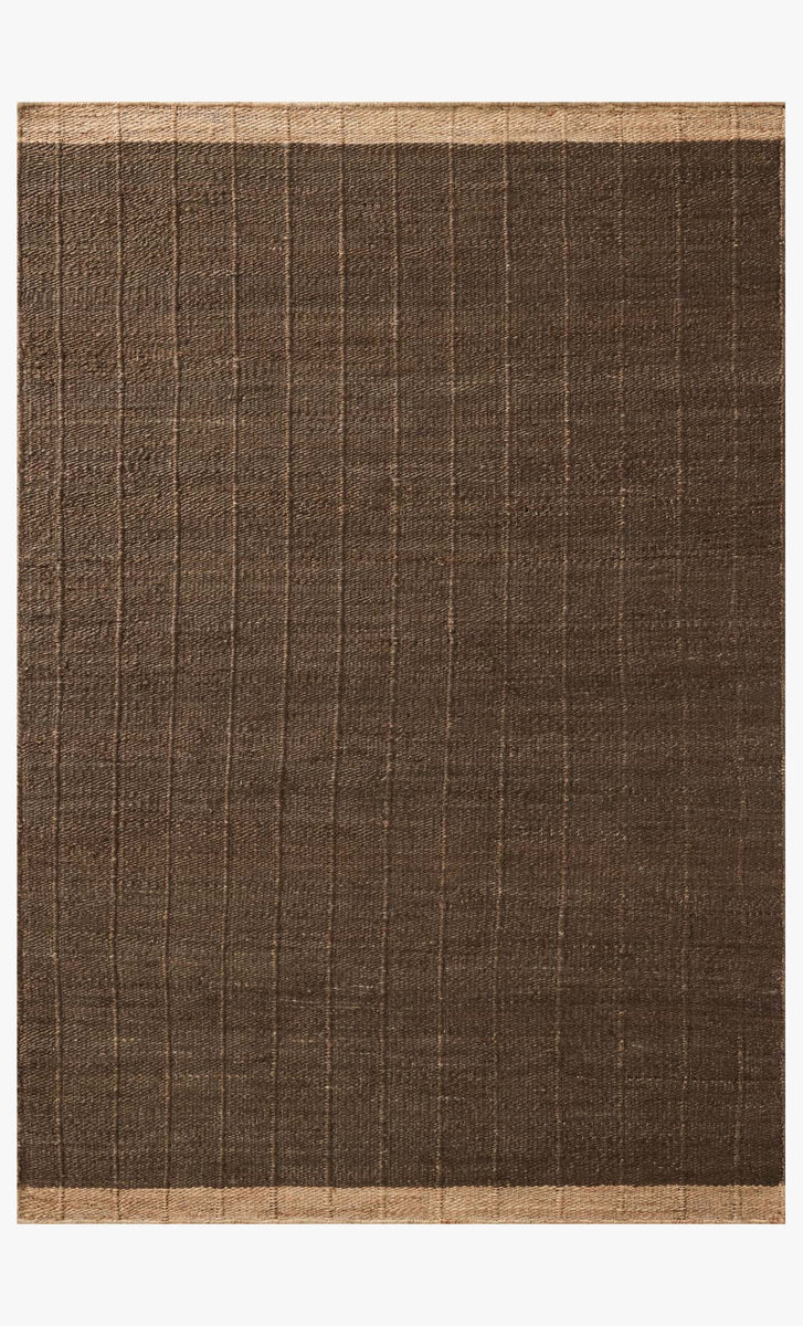 LKN-01 CHOCOLATE / NATURAL | Loloi Rugs