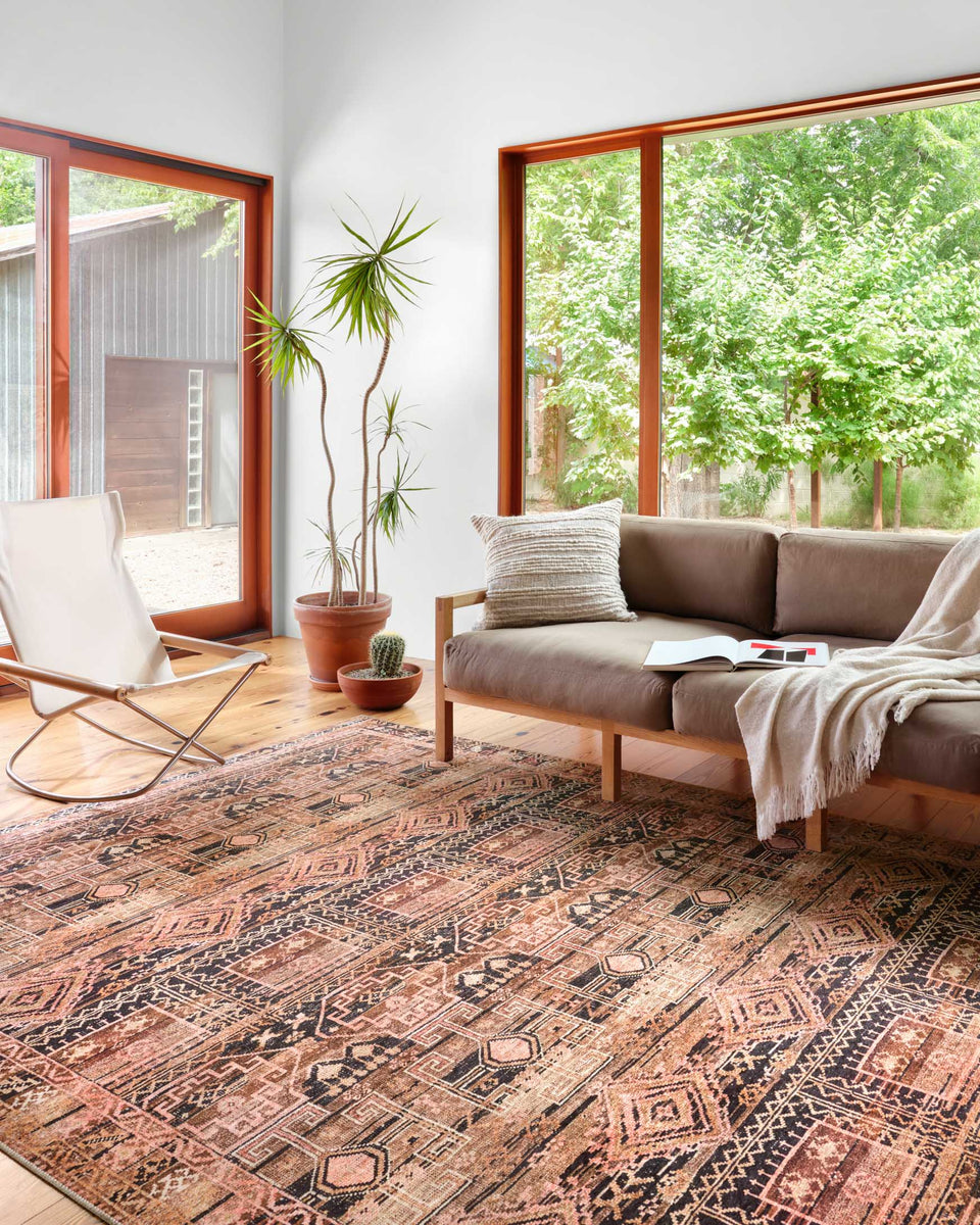 LAY-14 MOCHA / BLUSH | Loloi Rugs