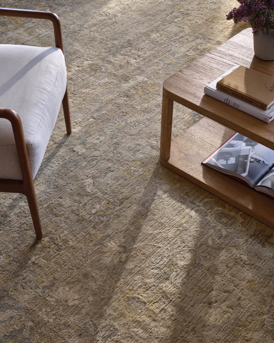 LZ-01 ASH / LAGOON | Loloi Rugs