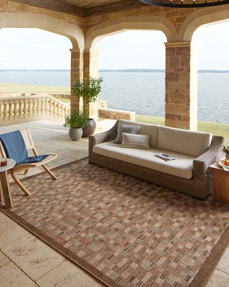 MER-04 CHESTNUT / FIESTA | Loloi Rugs