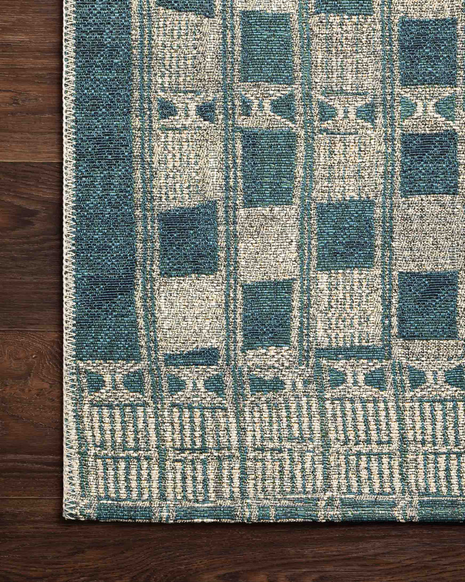 MIK-08 BLUE / IVORY | Loloi Rugs