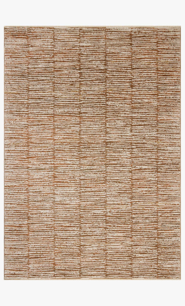 ROFF ORELLO LOCATILLI(ロフ　オレロ　ロカッチィリ) NEL-01 TERRACOTTA / IVORY | Loloi Rugs