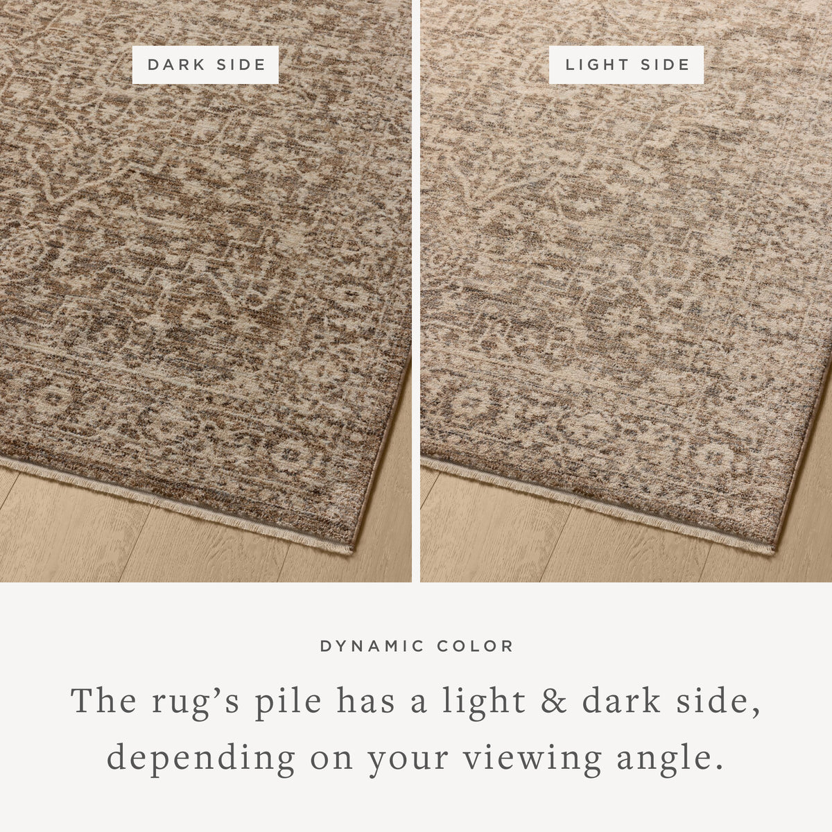 NEW-02 DARK TAUPE / NATURAL | Loloi Rugs