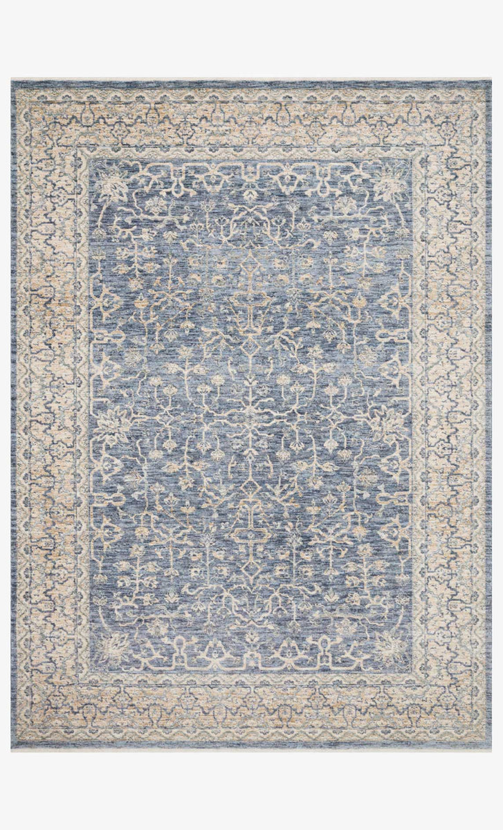 PAN-04 DARK BLUE / IVORY | Loloi Rugs