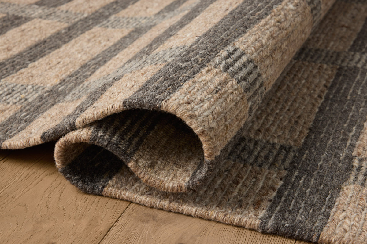 PRR-02 - JM BROWN / CHARCOAL | Loloi Rugs