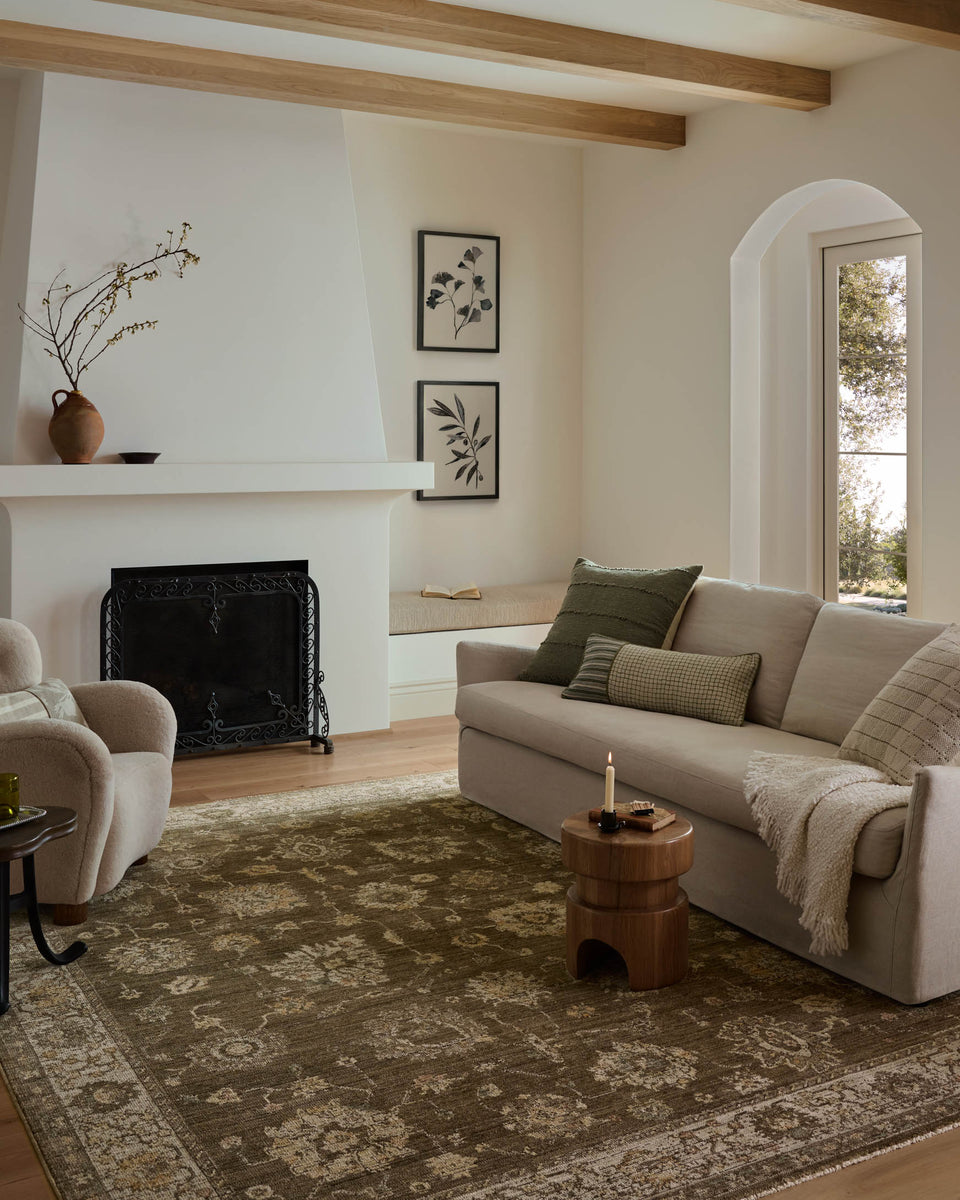 PRL-01 BARK / IVORY | Loloi Rugs