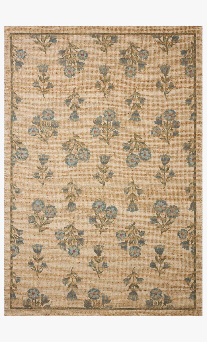 RUE-04 MOSS / BLUE | Loloi Rugs