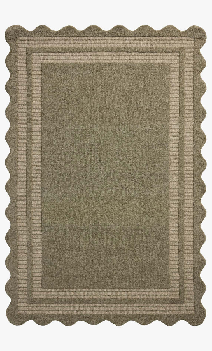 SCO-01 CJ OLIVE / PEBBLE | Loloi Rugs