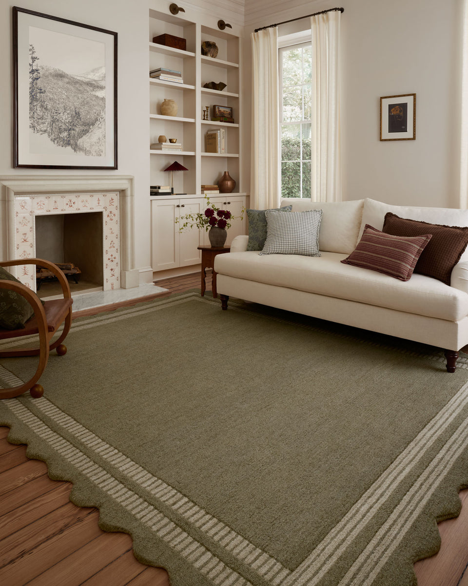 SCO-01 CJ OLIVE / PEBBLE | Loloi Rugs