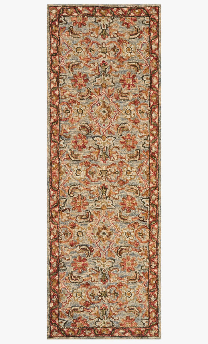 VK-10 SLATE / TERRACOTTA | Loloi Rugs