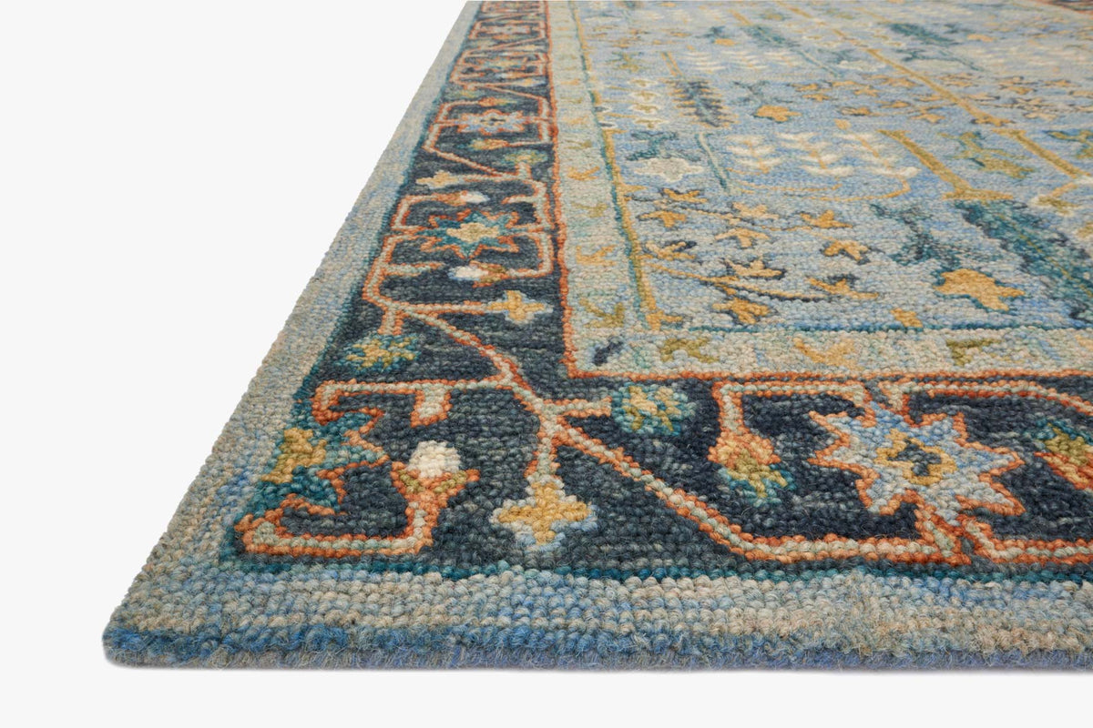 VK-12 LT BLUE / DK BLUE | Loloi Rugs