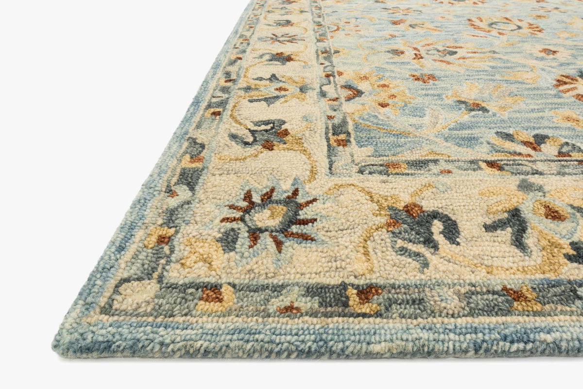 VK-18 LT. BLUE / NATURAL | Loloi Rugs