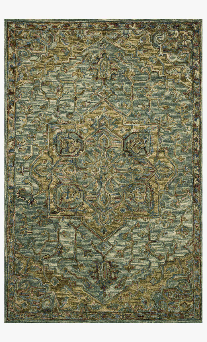 loloi victoria vk 20 dark green tobacco Rugs Area Rugs Appropriate rug pad is highly recommended on all surfaces to prevent slipping VK-21 CHARCOAL / MULTI |