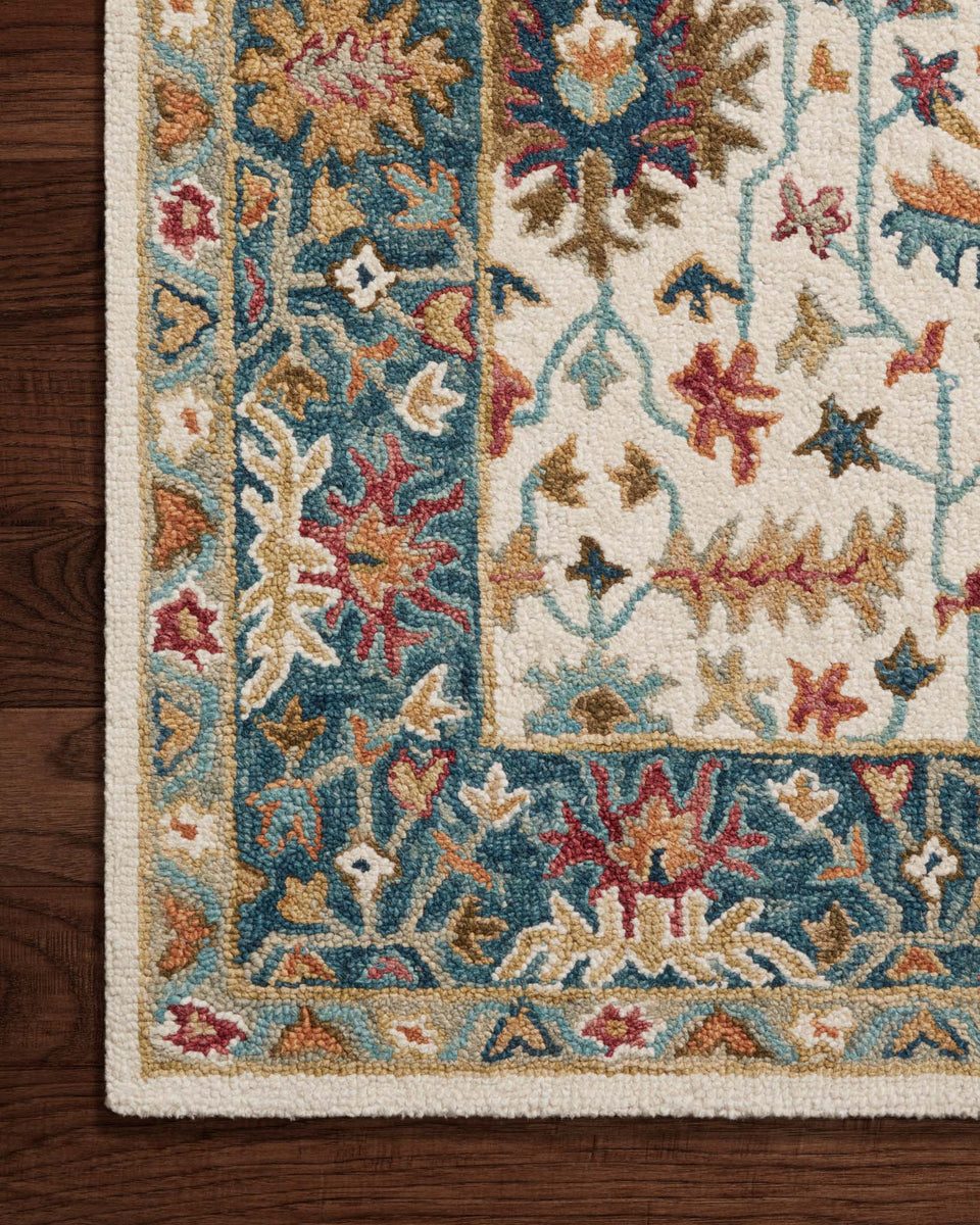 VK-23 IVORY / SKY | Loloi Rugs