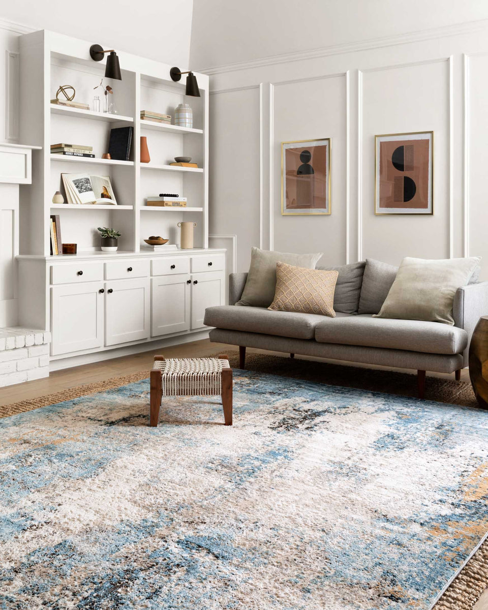 ALC-05 DENIM / IVORY | Loloi Rugs