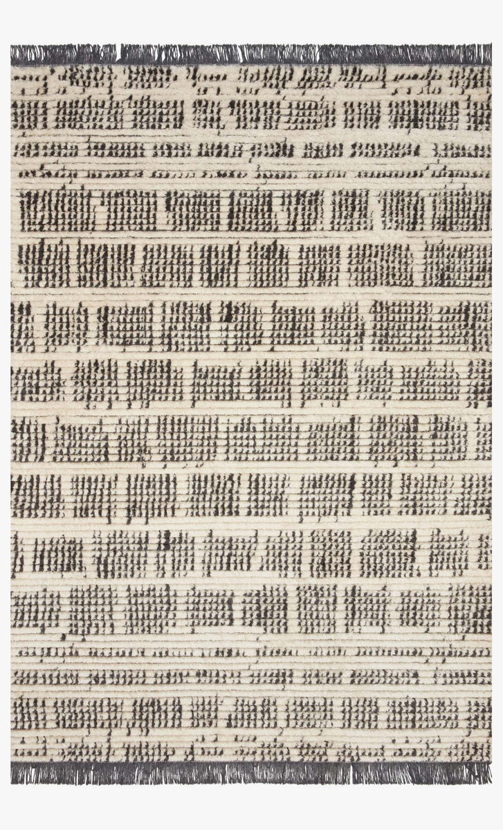 ALI-02 CJ CREAM / CHARCOAL | Loloi Rugs