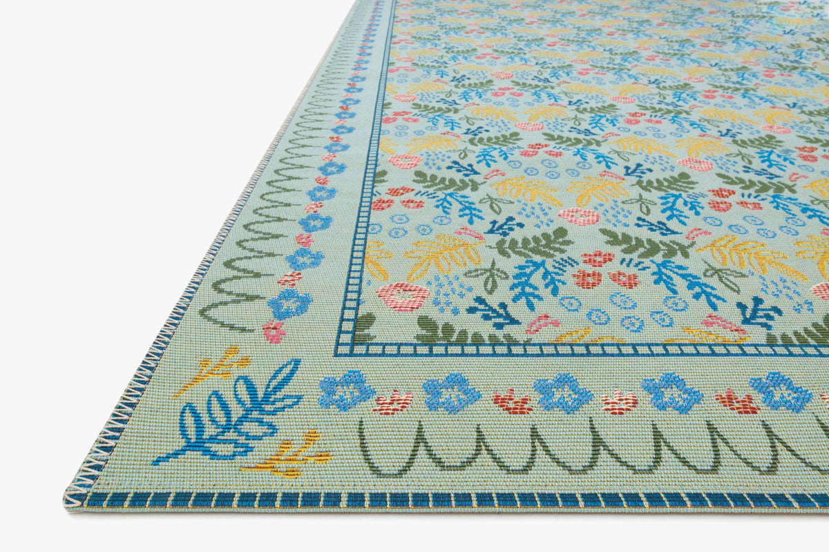AME-02 RP TRELLIS GREEN | Loloi Rugs