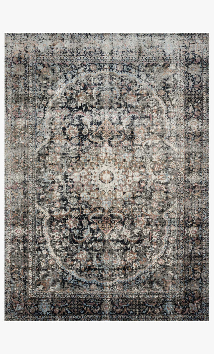 AF-24 CHARCOAL / SUNSET | Loloi Rugs