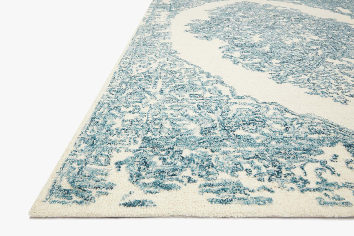 ANN-02 MH WHITE / BLUE | Loloi Rugs