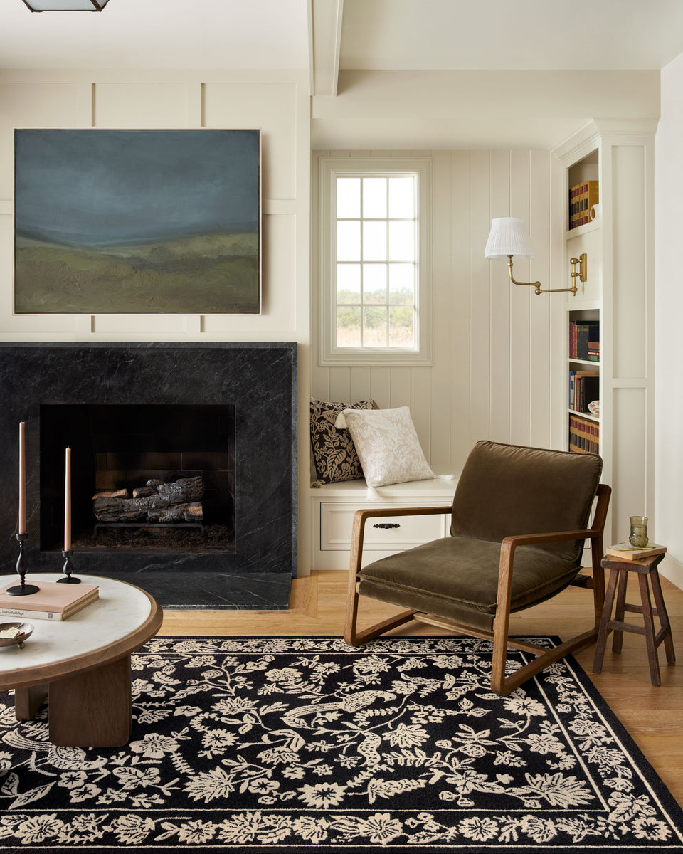 ARB-01 AVIARY RP BLACK | Loloi Rugs