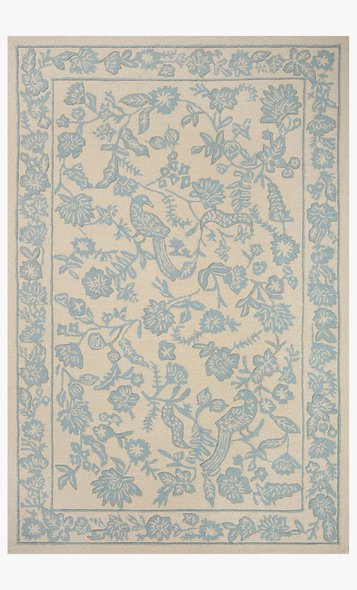 ARB-01 AVIARY RP PERIWINKLE | Loloi Rugs