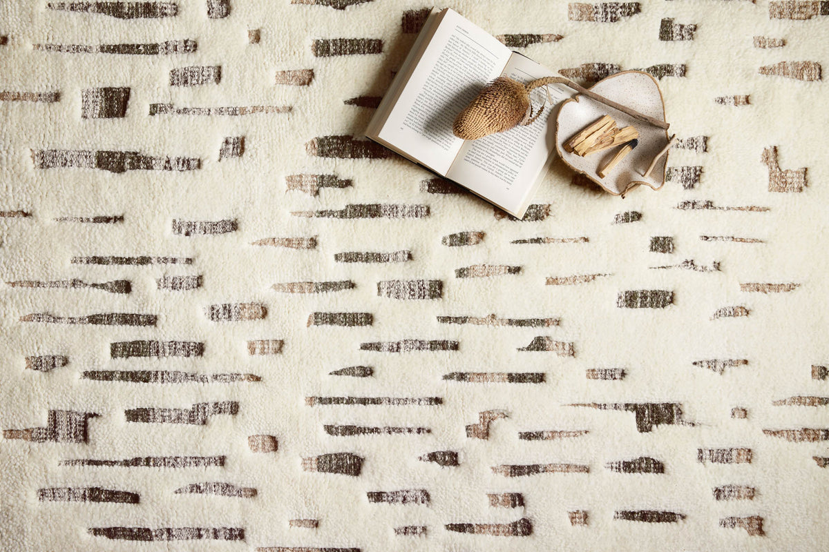 BEN-06 IVORY / FOREST | Loloi Rugs