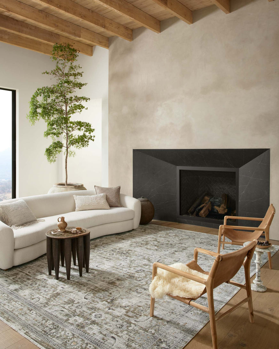 BNY-02 MOSS / STONE | Loloi Rugs