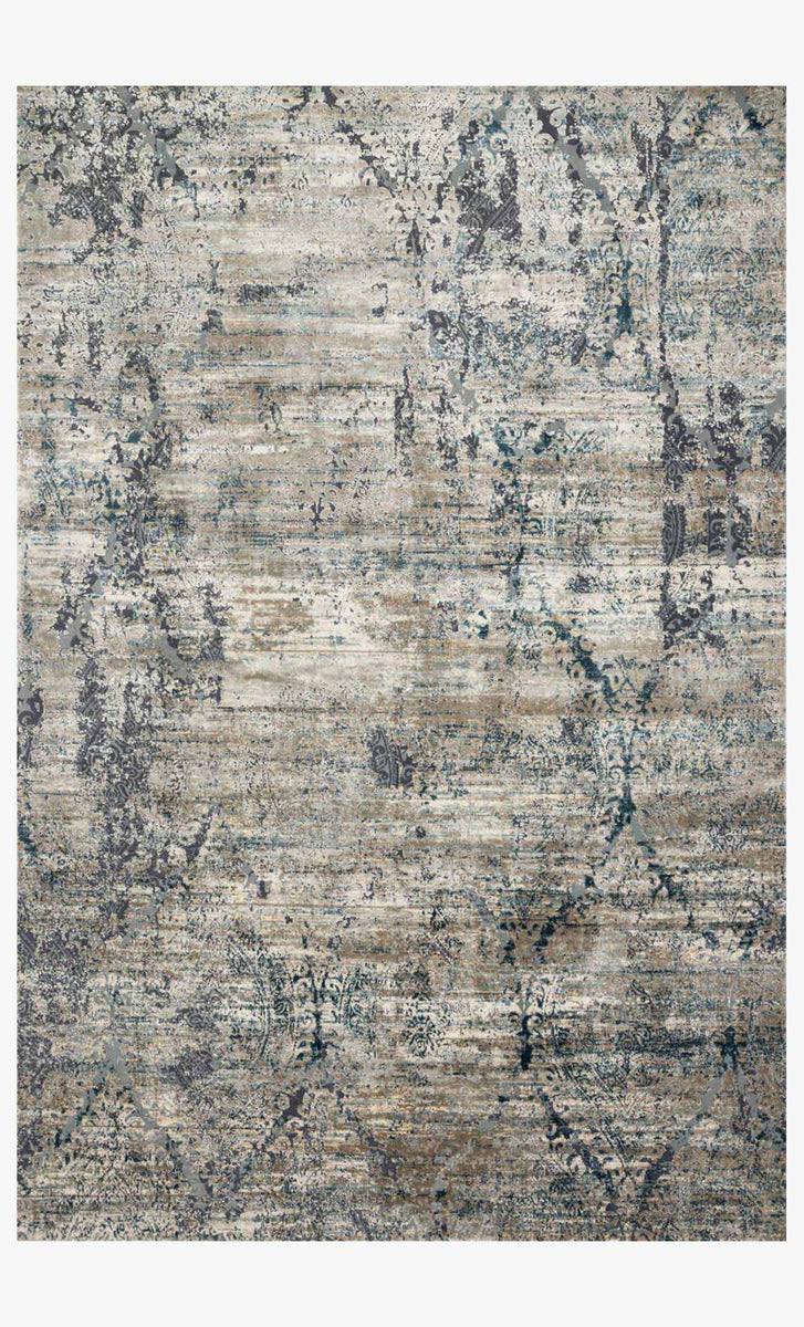CAS-01 TAUPE / BLUE | Loloi Rugs