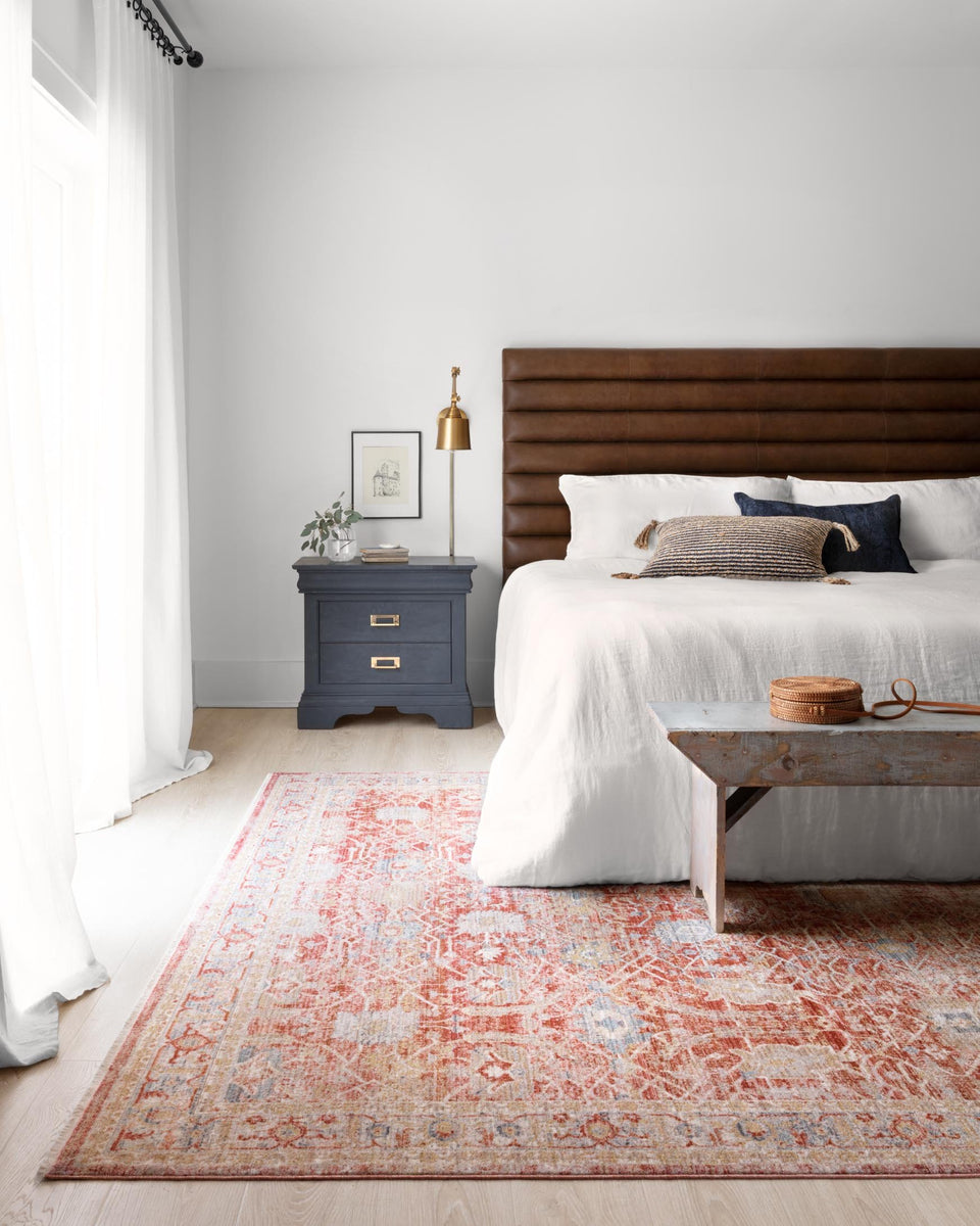 CLE-01 RED / IVORY | Loloi Rugs